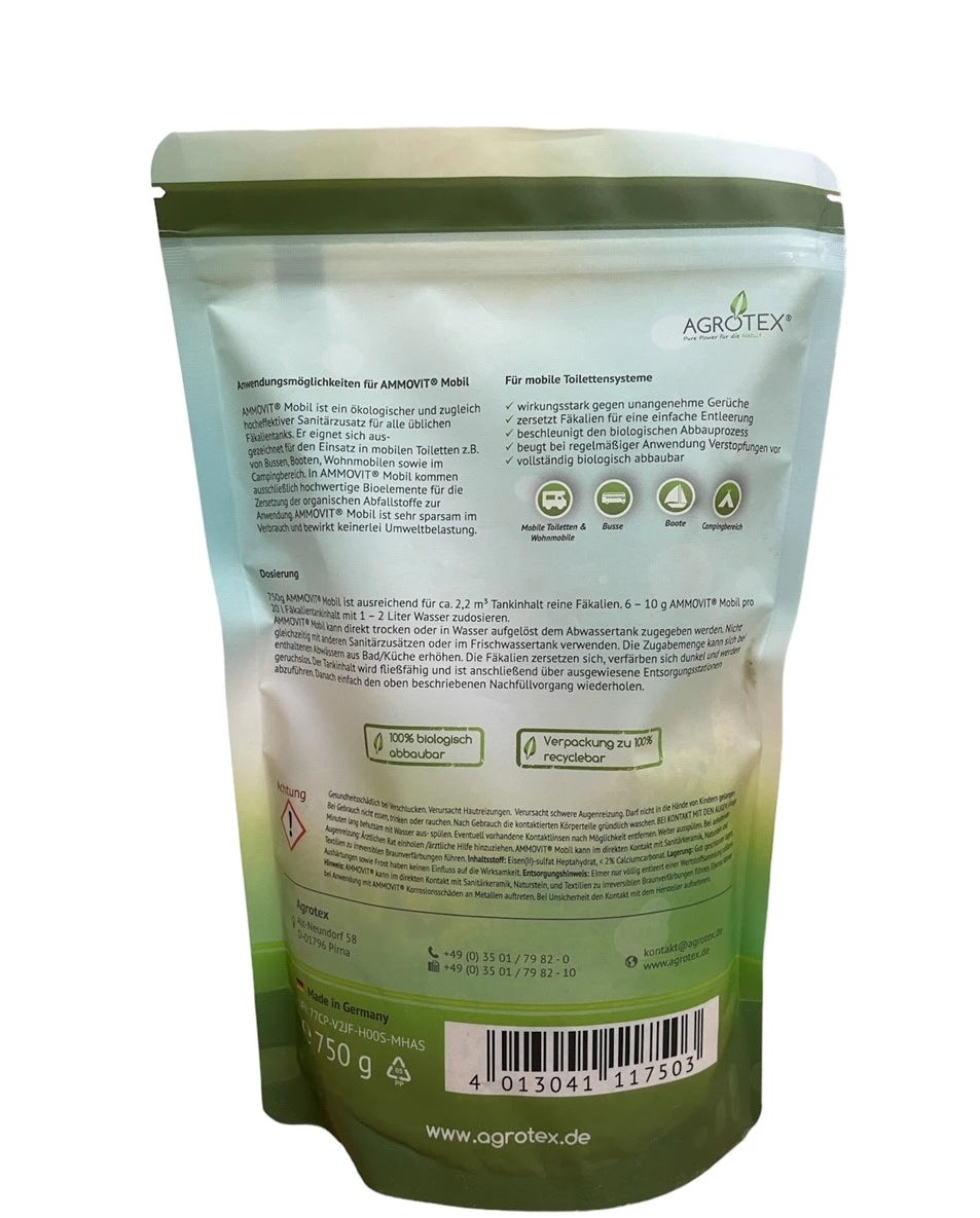 AMMOVIT® Mobil Toilettenzusatz - 750g