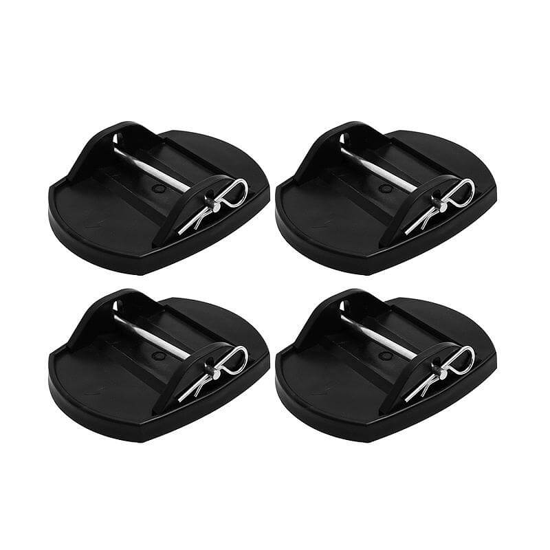 Wohnwagen Stützplatten mit Metallstift im 4er Set