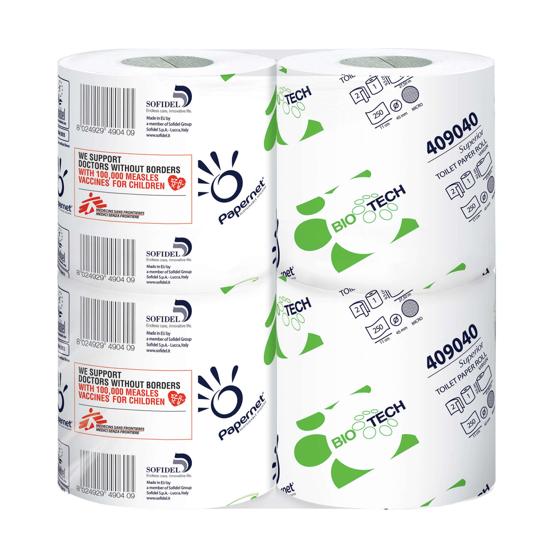 BIOTECH bioaktives Toilettenpapier 2-lagig für Camping und Caravan