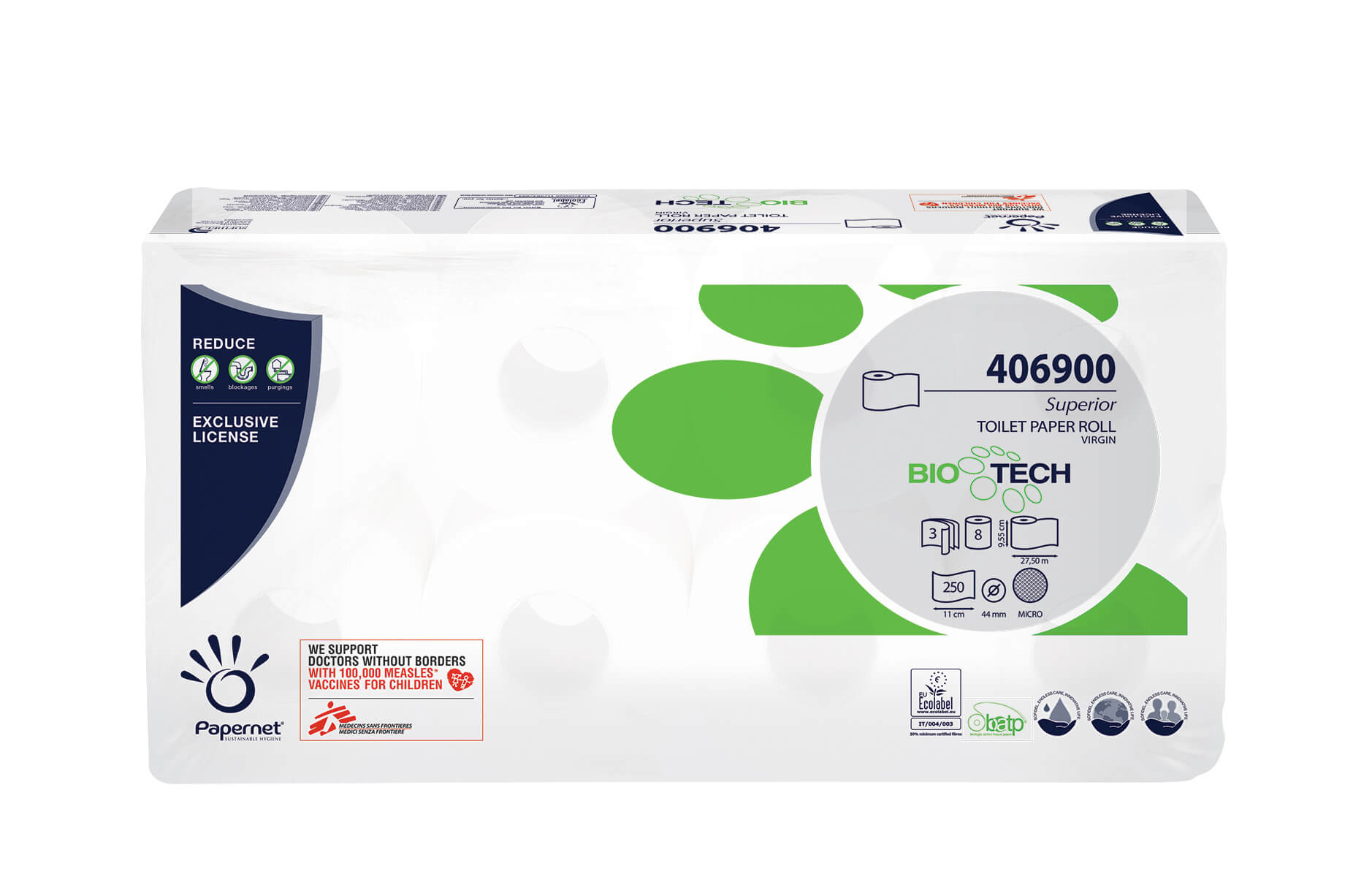 BIOTECH bioaktives Toilettenpapier 3-lagig für Camping und Caravan