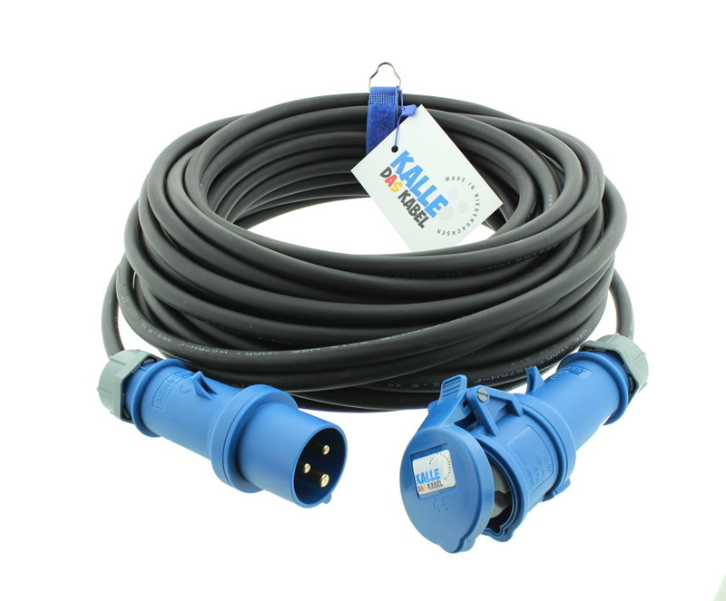 Kalle Das Kabel Rallonge électrique CEE 400 V-16 A H07RN-F 5G 2,5 Noir Kalle Das Kabel Rallonge électrique CEE 400 V-16 A H07RN-F 5G 2,5 Noir